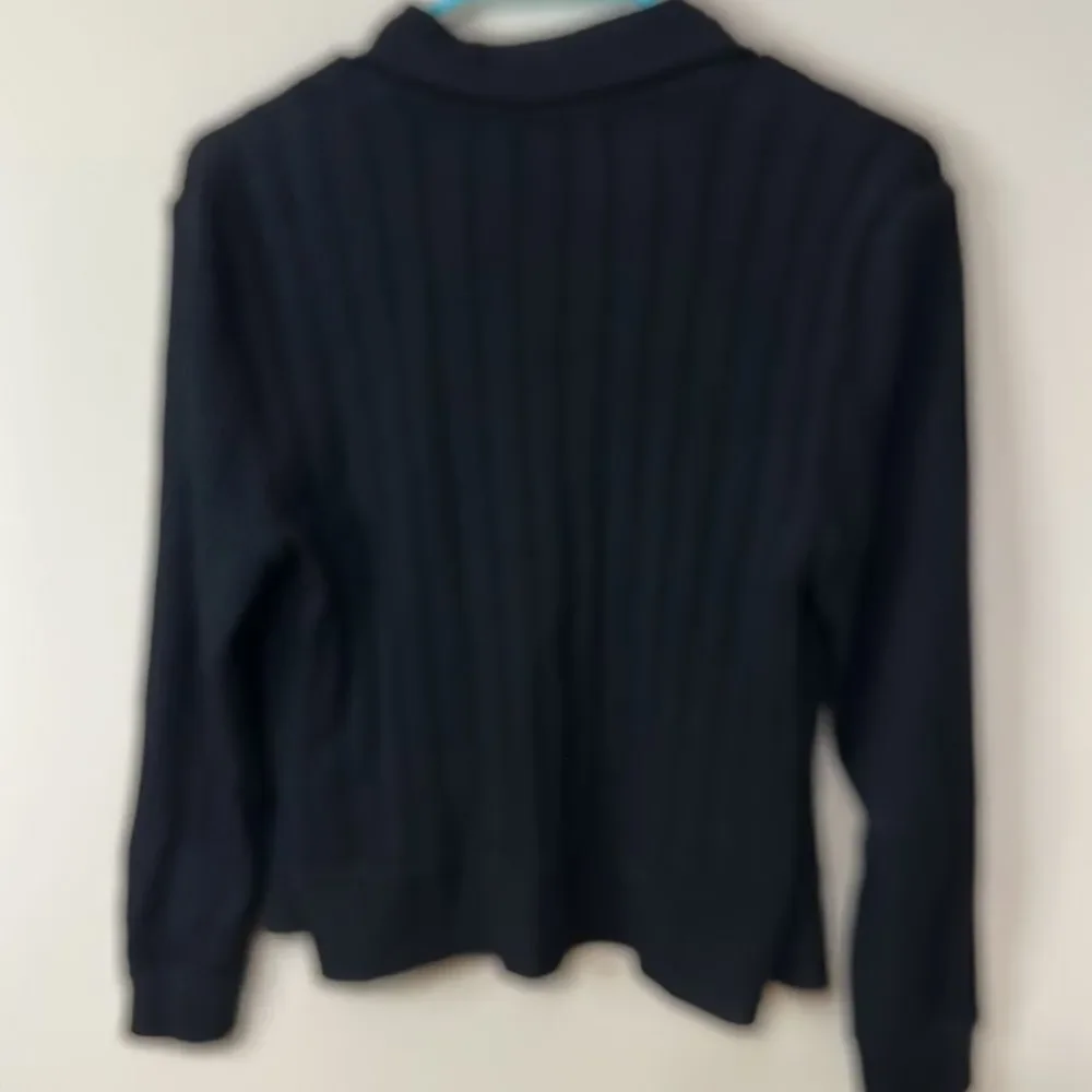 St John Basics Zip Up Cardigan Sweater